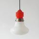 Suspension italienne vintage figurant une ampoule