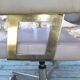 Swivel office chair, adjustable chrome skaï 60s 70s