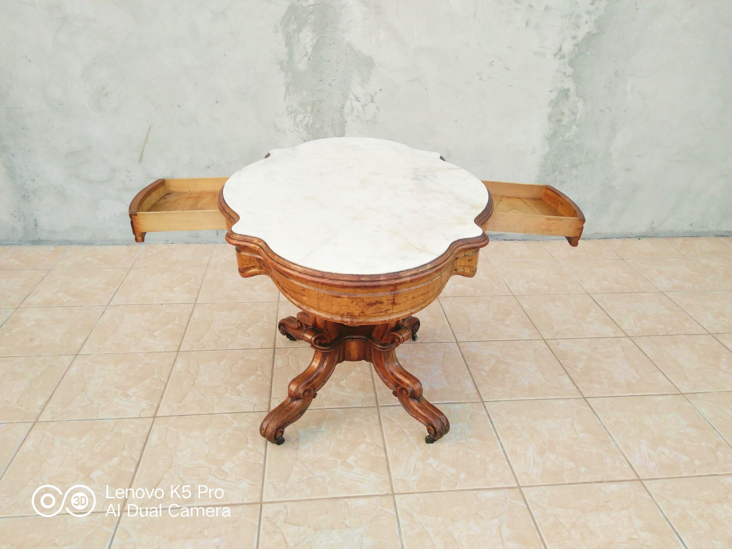 Table violin period Napoleon III