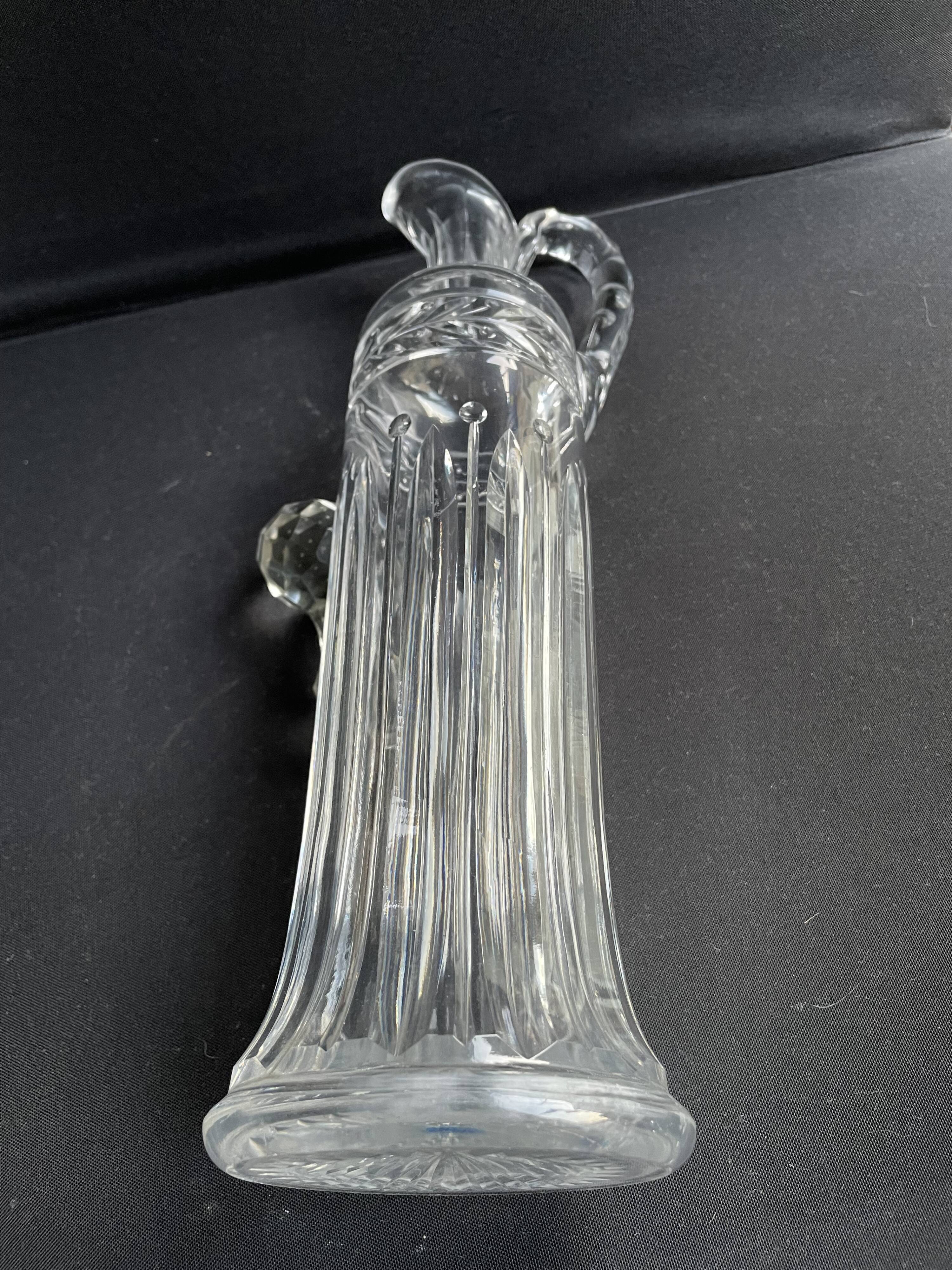 Saint Louis Virginia ewer chiseled 8670 unstamped