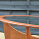 Oval coffee table