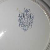 2 plates faience Choisy le Roi Louis XIII