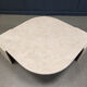 Vintage travertine coffee table by Roche Bobois, 1970s