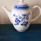 Flower decorated earthenware coffee service