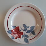 Set of 5 plates digoin, sarreguemine, model sobral