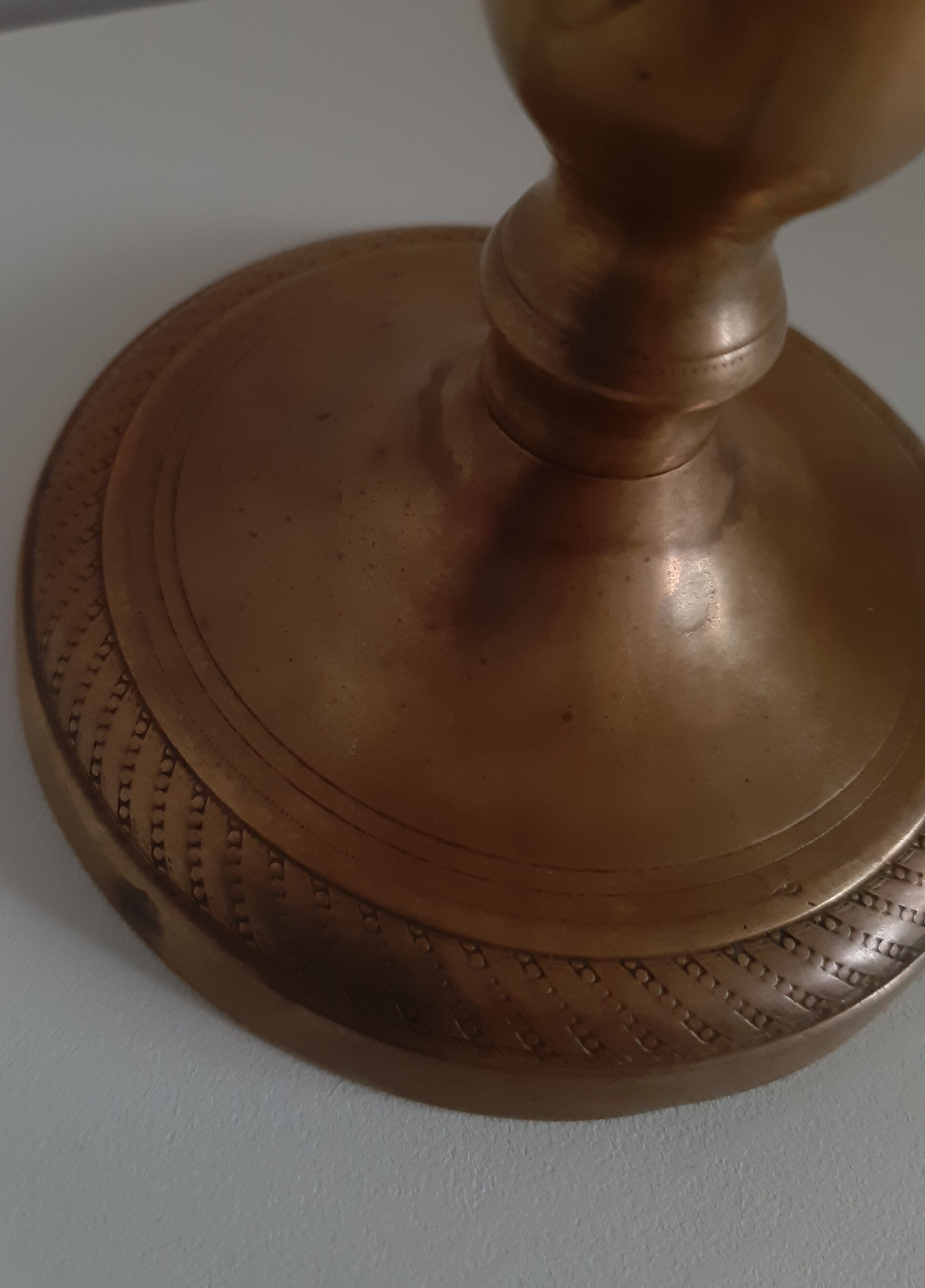 Antique candle holder