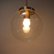 Mid-Century Glass Pendant/Kamenicky Senov, 1970's