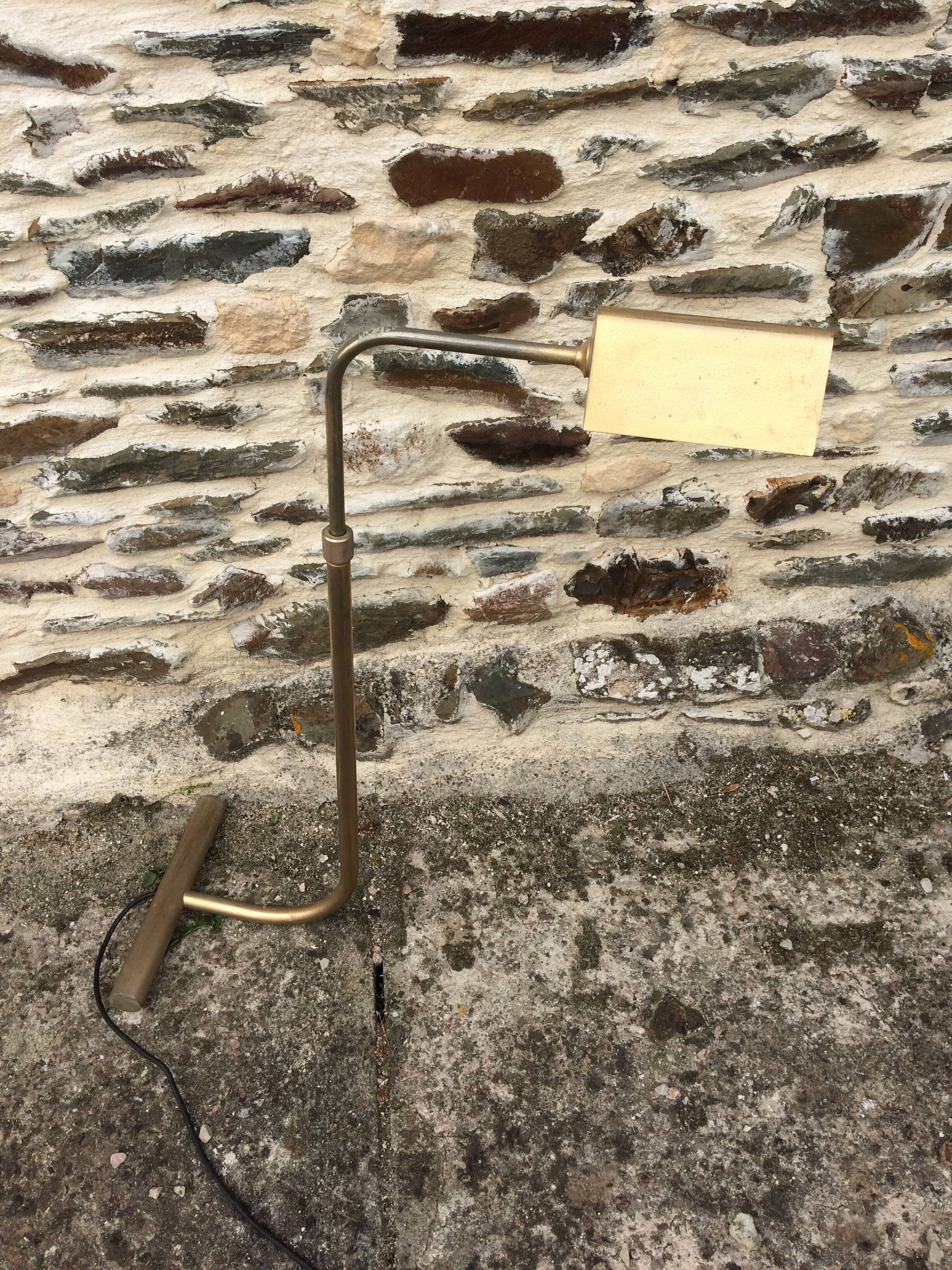 Vintage sliding floor lamp