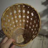 Clear wicker pot cache braided
