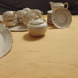 Old Villeroy and Boch gold coffee and dessert service, complete set