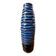 Vase céramique bleue 70s