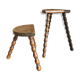Pair of tripod stools