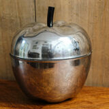Apple, brushed aluminum ice bucket