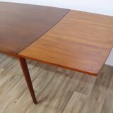 Scandinavian extendable meal table Denmark teak 1960