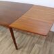 Scandinavian extendable meal table Denmark teak 1960