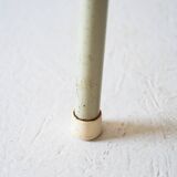 Tabouret scandinave en métal et teck, années 60