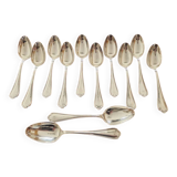 Ercuis - Set of 12 Sully table spoons - silver-plated metal