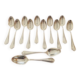 Ercuis - Set of 12 Sully table spoons - silver-plated metal