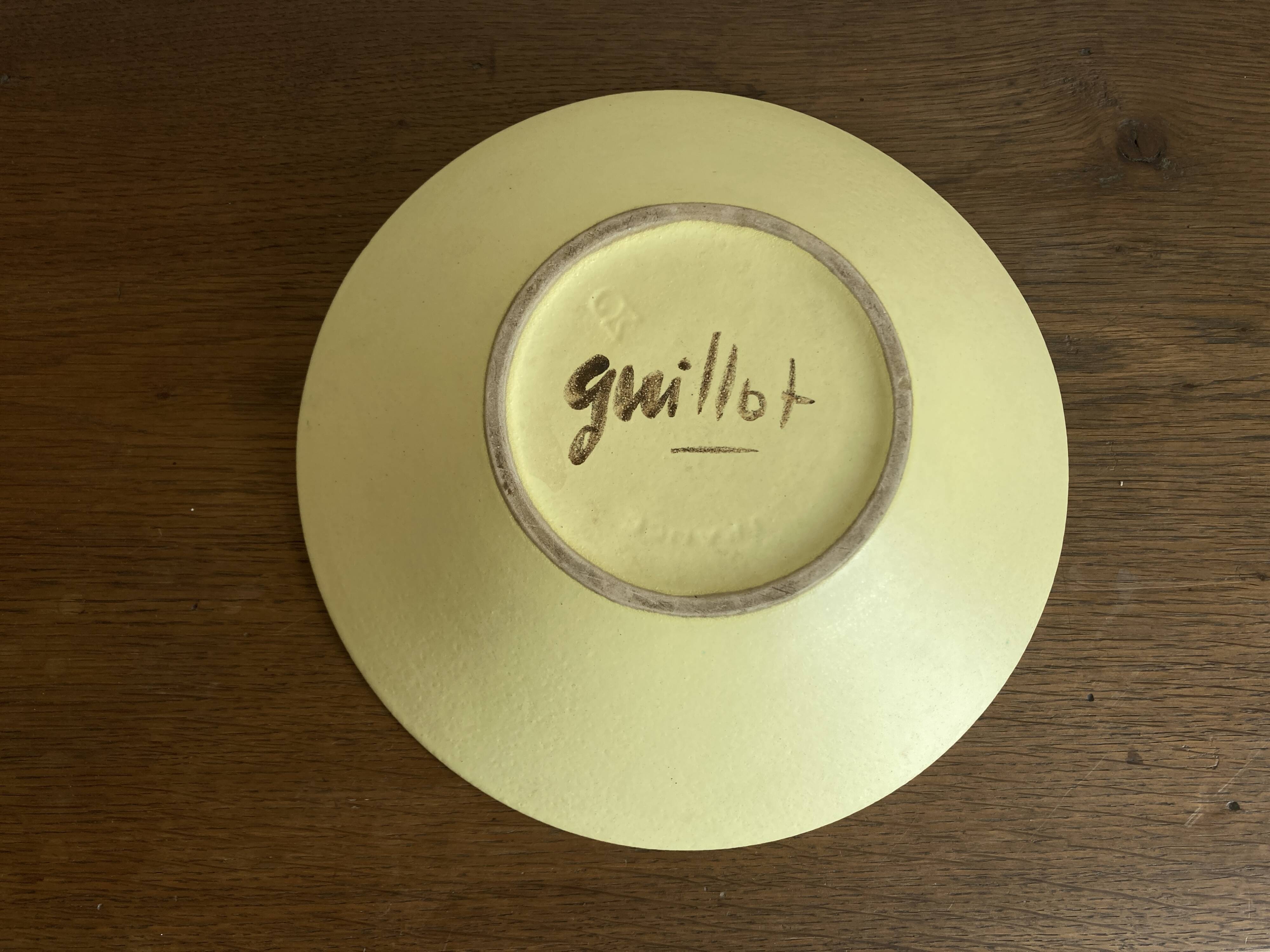 Ceramics by Dominique Guillot Vallauris mid-century coffee table centerpiece