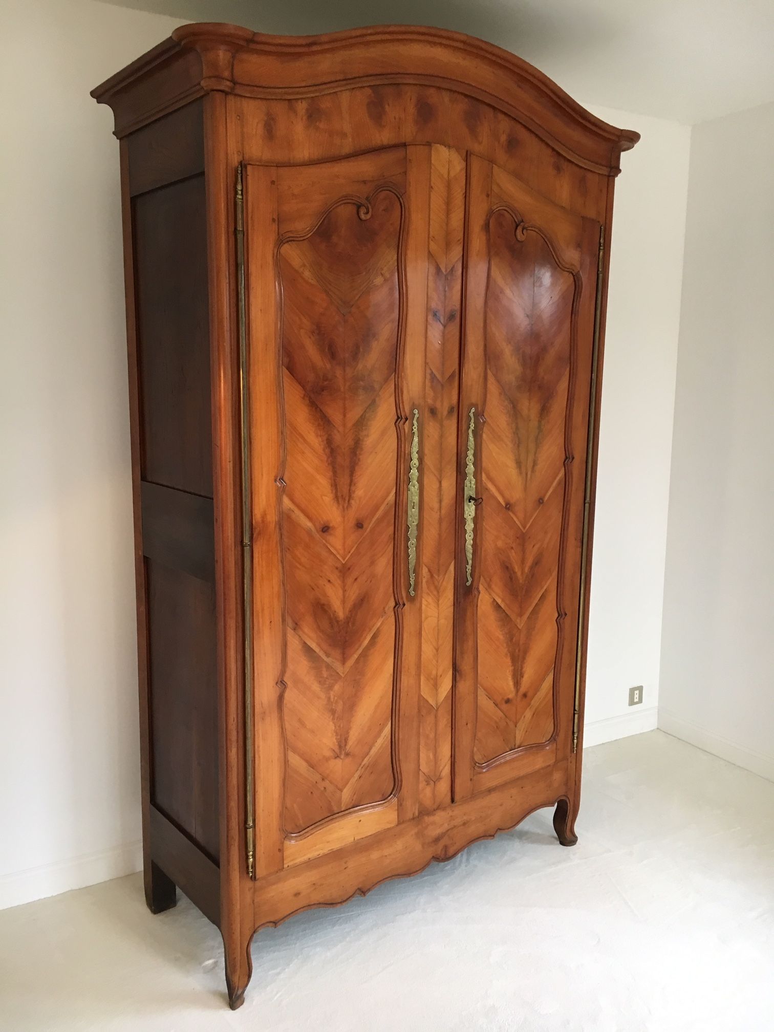 Mid-19th century cabinet of ferns in cherry and chestnut