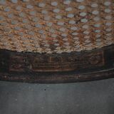 Beautiful set of 6 wooden vintage bistro chairs by Jacob & Josef Kohn Wien with cane seat