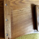 Pierre Chapo T22 "Eye" coffee table – Solid elm – 1986 – Atelier Seltz