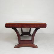 Art Deco dining table, rosewood veneer, extendable up to 248 cm, 1930s.