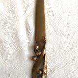 Opens letters cut bronze paper signed