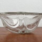 Small vintage bowl from the Eden series in glass by Lars Hellsten for Orrefors, Sweden, 1970s.
