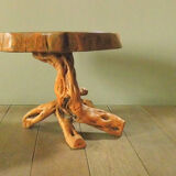 Table low trunk with feet/legs roots