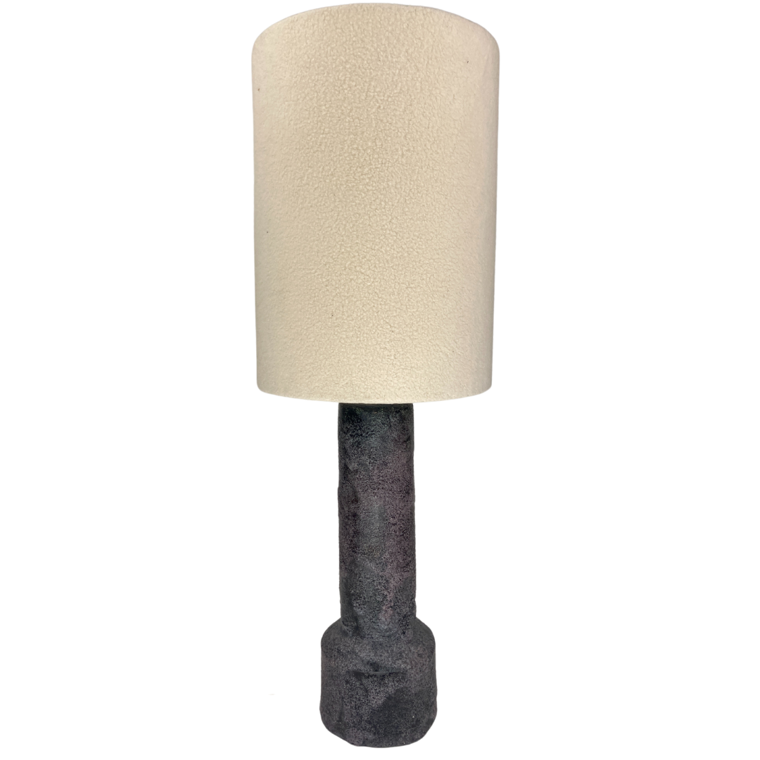 Dutch ceramic fat lave table lamp by Pieter Groeneveld, 1960s