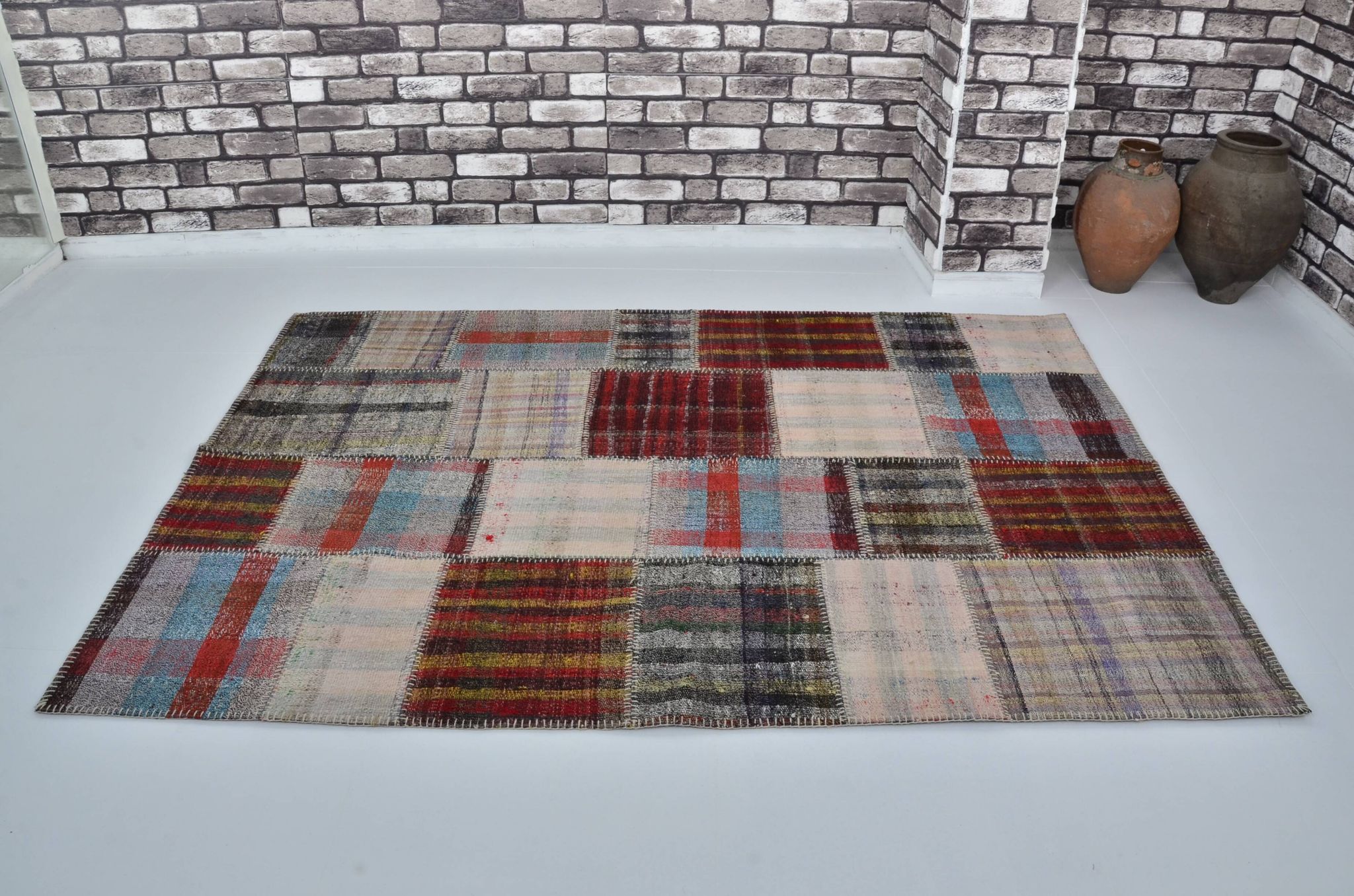 Tapis floral antique coloré sku 3039