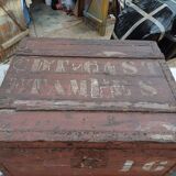 Square wooden trunk