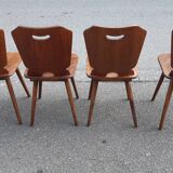 Brutalist bistro chairs
