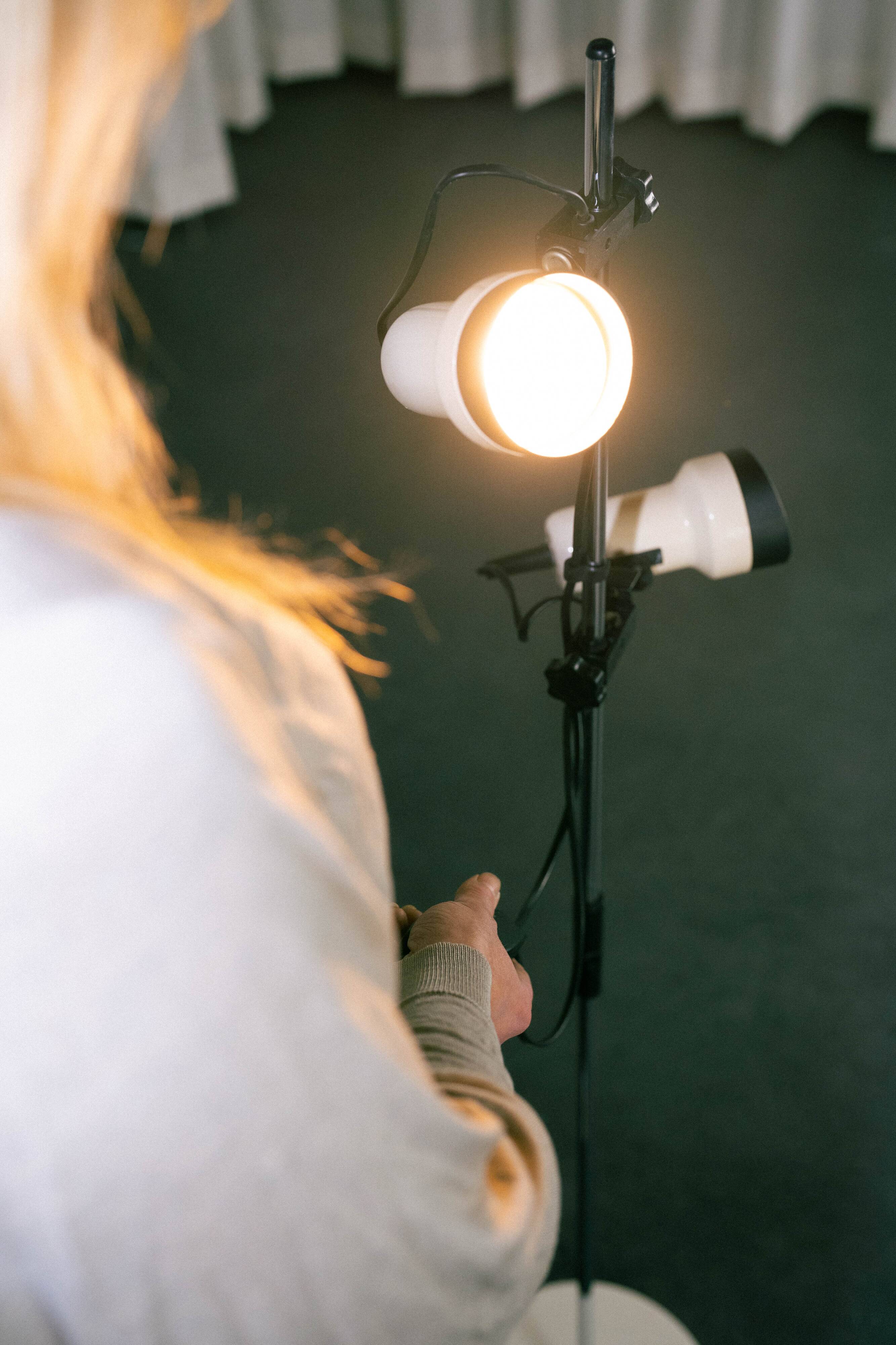 Lampadaire 2 feux vintage