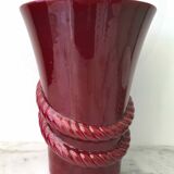 Purple ceramic vase 1960