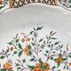 Set of 10 deep plates Gien model Rouen Sainfoin, 1990
