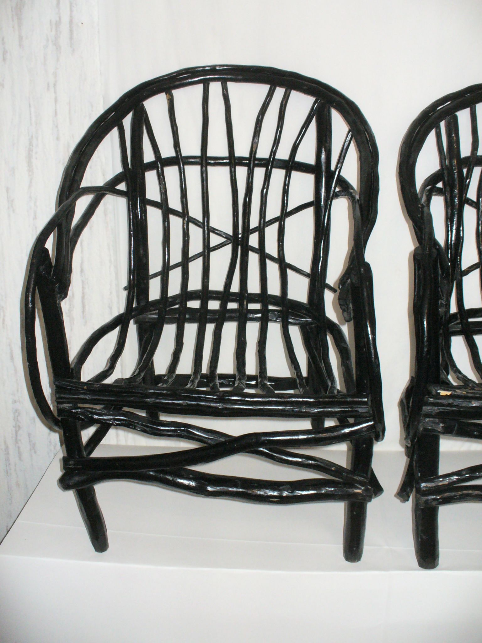 Pair of garden armchairs from the 50s