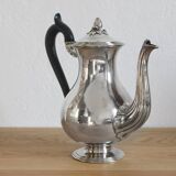 Antique silver-plated coffee pot by Christofle