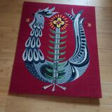 Vintage rooster tapestry