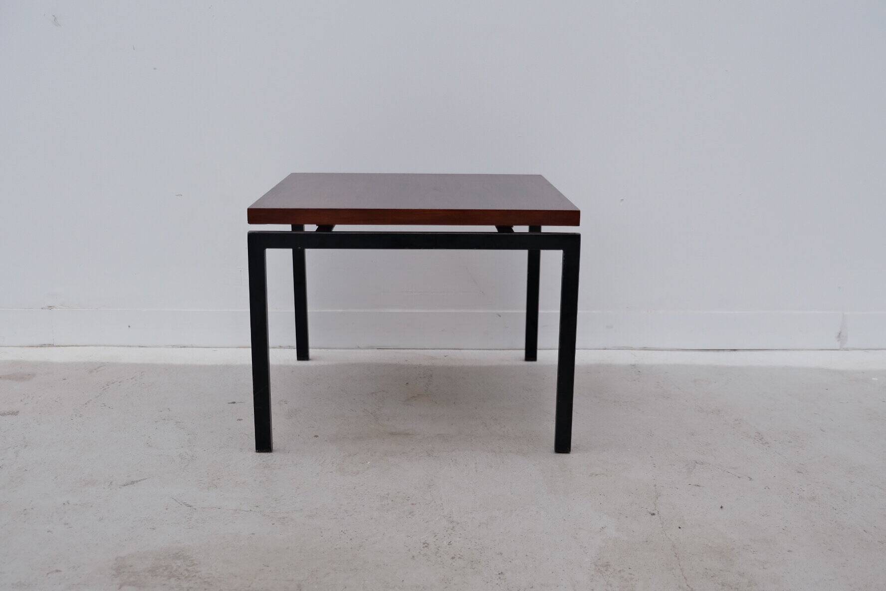 Teak and metal coffee table, Germany 1960