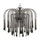 Italian Murano glass waterfall chandelier 1960