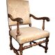 Fauteuil dans le style de Louis XIII, artisanal, ancien