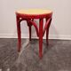 Tabouret craie rouge années 50
