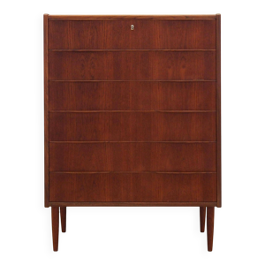 commode en teck, design