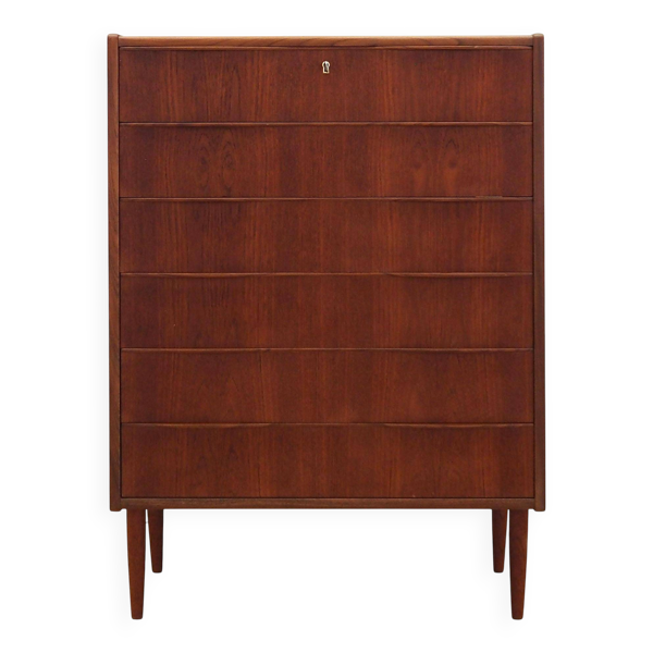 Commode en teck, design danois, années 1970, production : Danemark