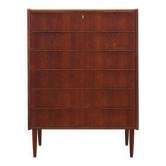 Commode en teck, design danois, années 1970, production : Danemark