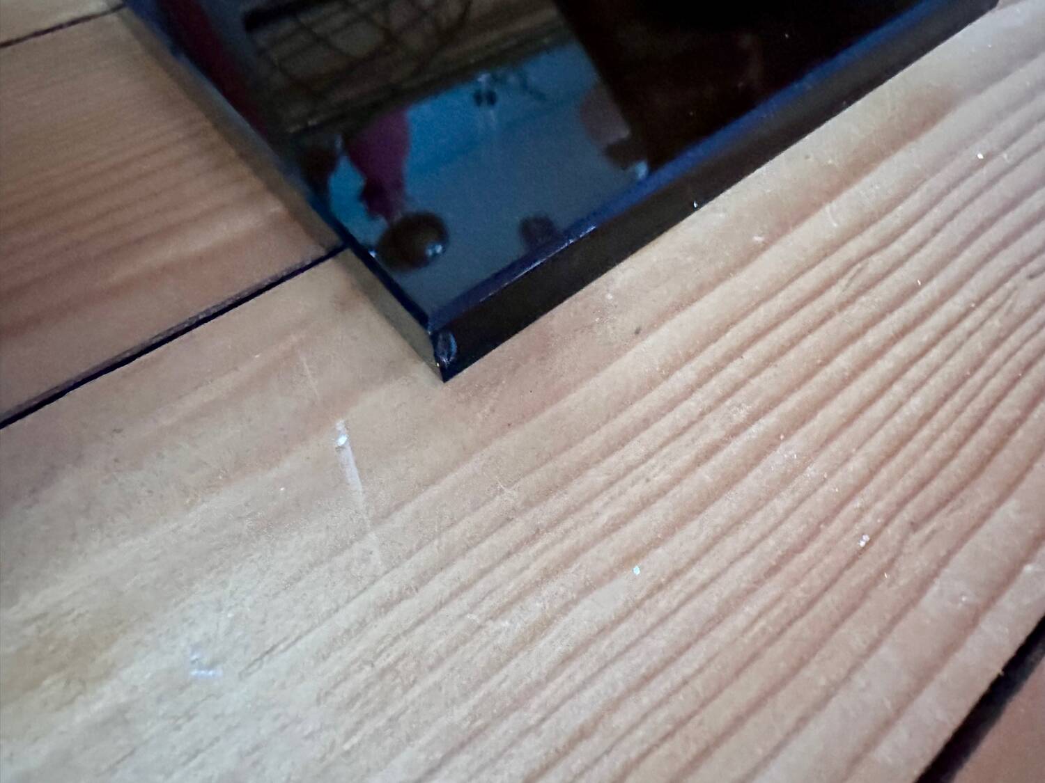 Vintage bathroom mirror