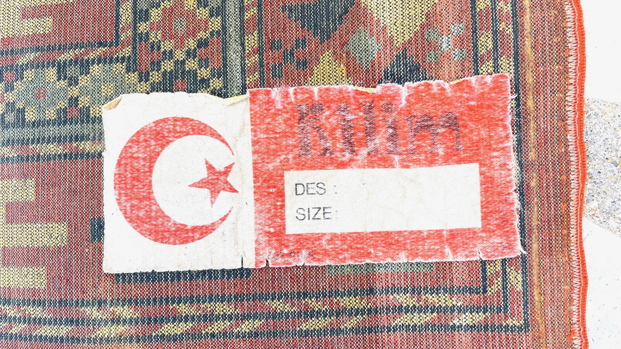 Vintage silk and cotton carpets