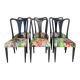 Italian vintage dining chairs by Osvaldo Borsani, 1940s, set of 6